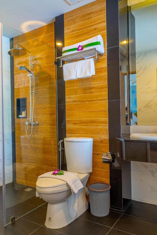 Koupelna v ubytování Golden Paradise Hotel - SHA PLUS