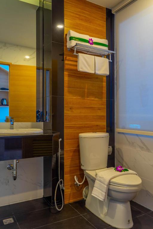 Koupelna v ubytování Golden Paradise Hotel - SHA PLUS