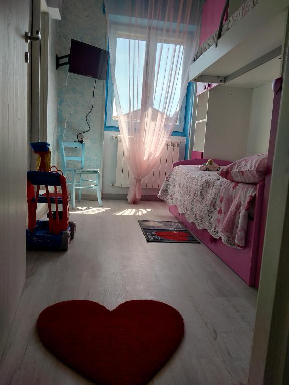 Postel nebo postele na pokoji v ubytování Appartamenti Centro Seriate