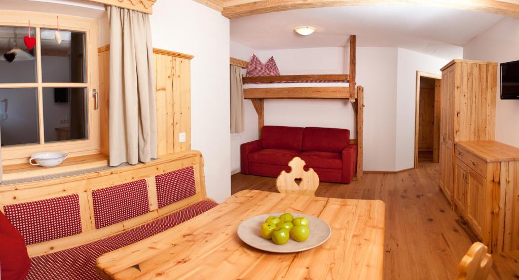 Posezení v ubytování Bifeis Hütte