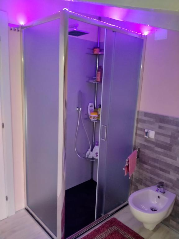 Koupelna v ubytování Appartamenti Centro Seriate