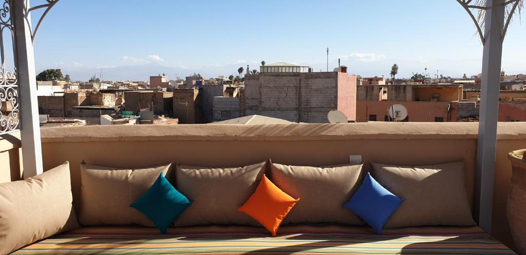 Posezení v ubytování Riad Souad Marrakech