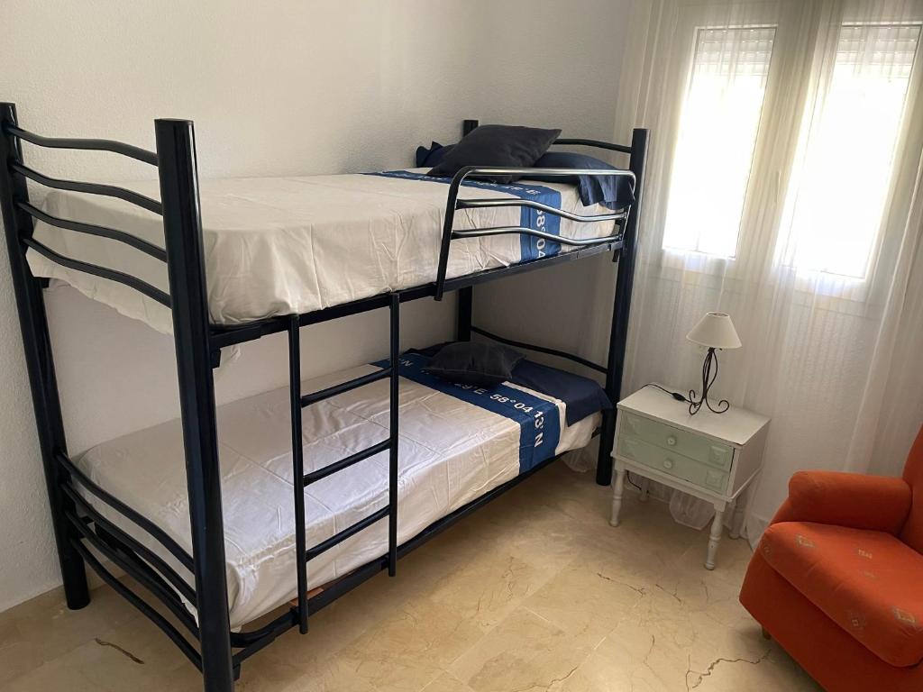 Postel nebo postele na pokoji v ubytování Apartamento Green Golf Islantilla