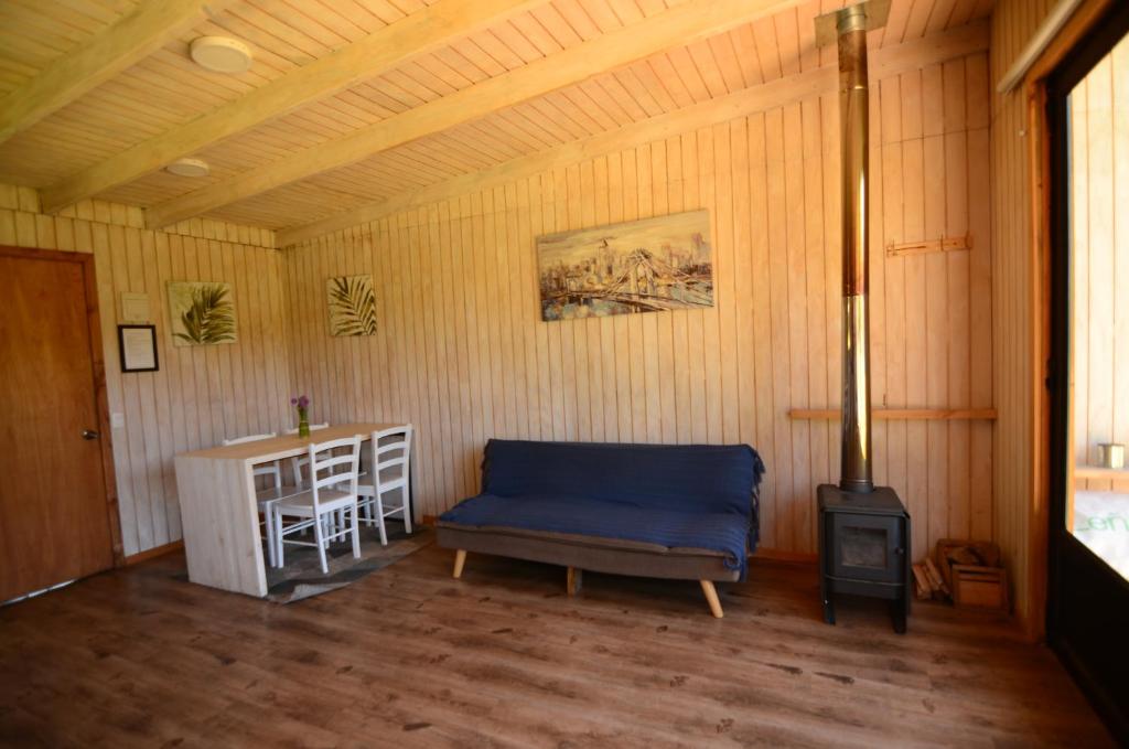 Posezení v ubytování Nativo Lodges