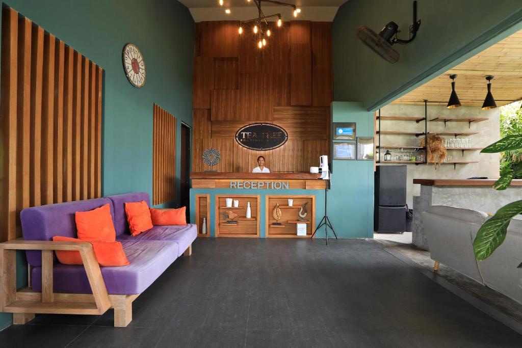 Posezení v ubytování Tea Tree Boutique Resort