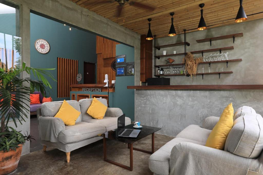 Posezení v ubytování Tea Tree Boutique Resort