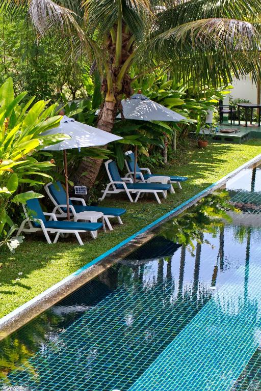 Bazén v ubytování Tea Tree Boutique Resort nebo v jeho okolí