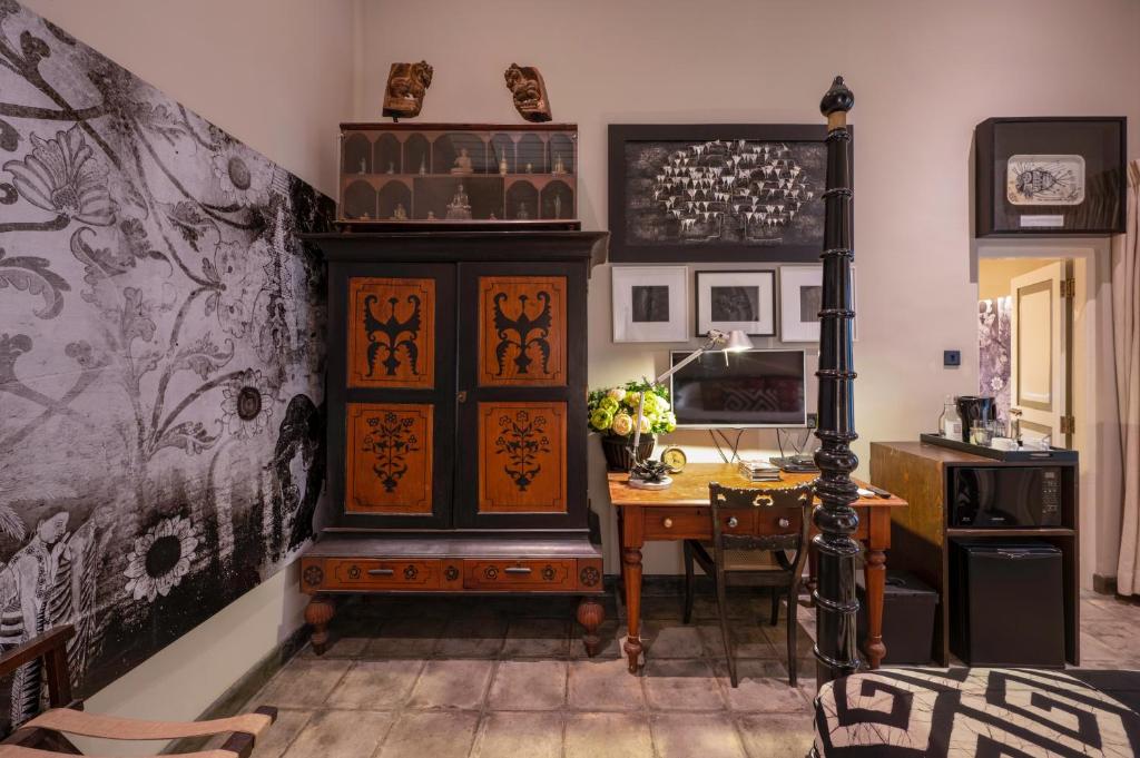 Posezení v ubytování 55TG Boutique Suites