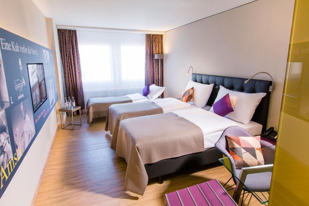 Postel nebo postele na pokoji v ubytování Hotel Arte