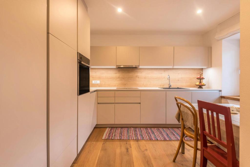 Kuchyňa alebo kuchynka v ubytovaní Appartement Rosa Seis