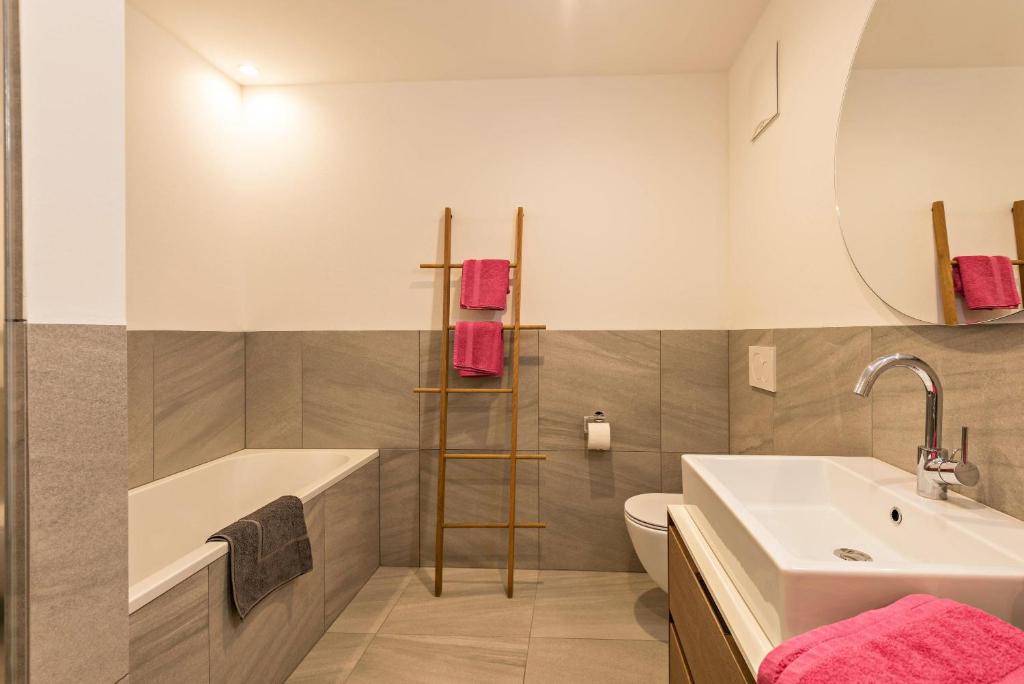 Kúpeľňa v ubytovaní Appartement Rosa Seis