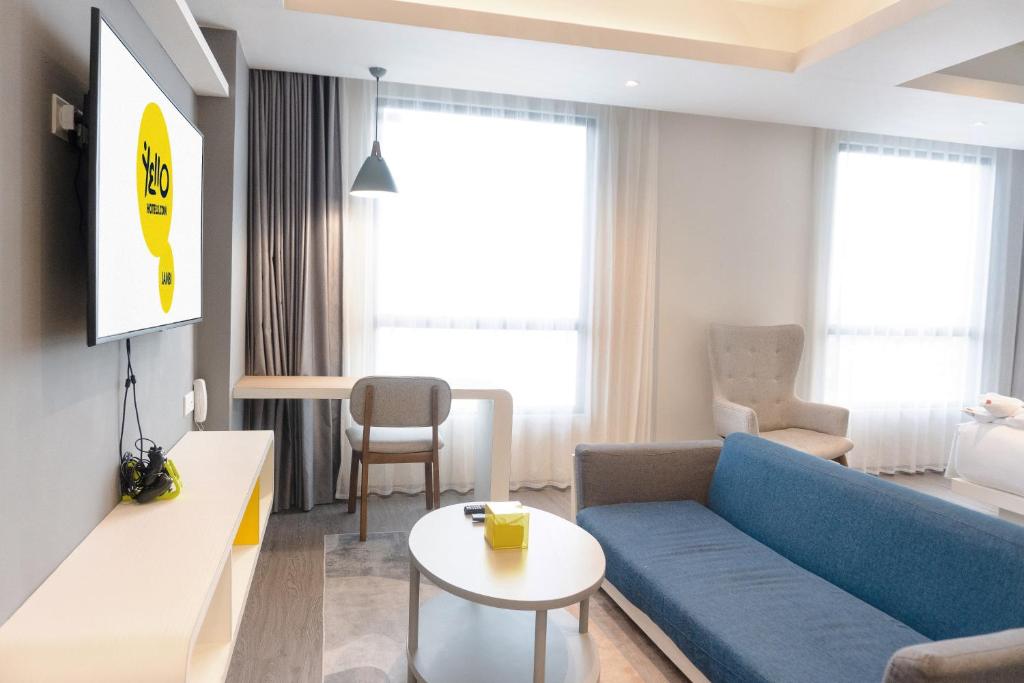 Posezení v ubytování Yello Hotel Jambi