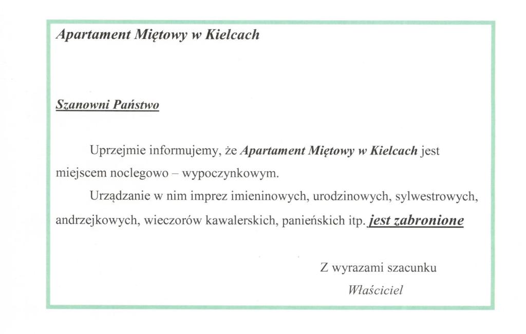 Fotografia z galérie ubytovania Apartament Miętowy z 2 sypialniami i miejscem parkingowym v destinácii Kielce