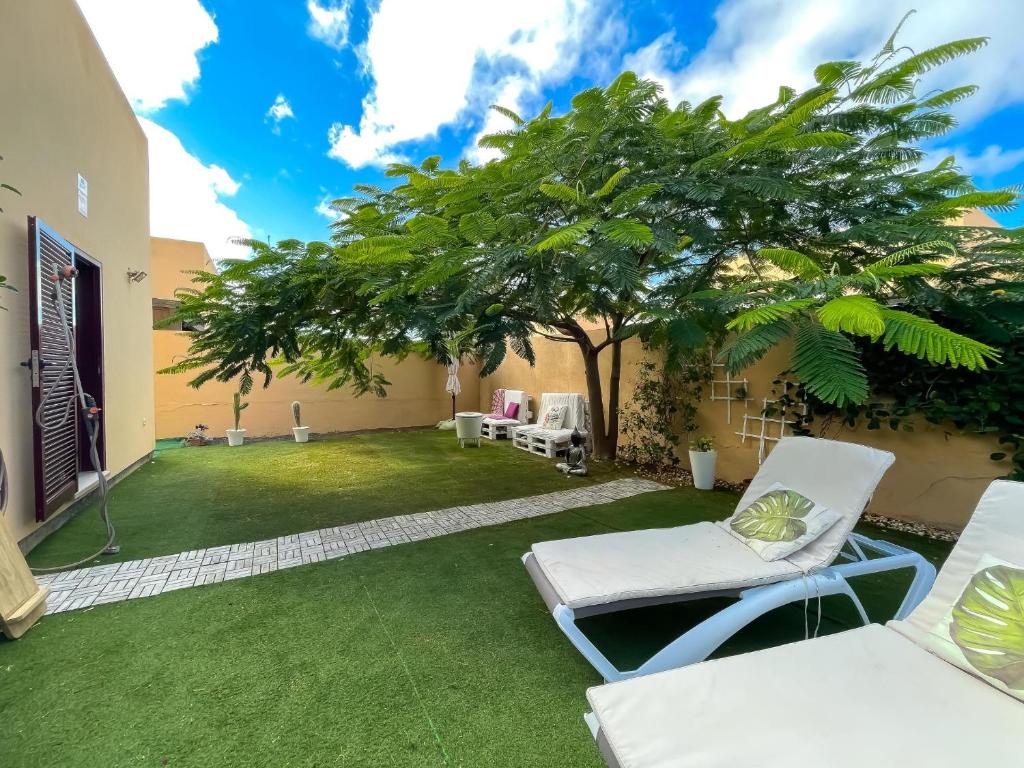 Vonkajšia záhrada v ubytovaní Relax Capellania by Best Holidays Fuerteventura