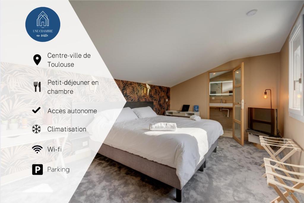 Hôtel Une Chambre en Ville - Resim 7