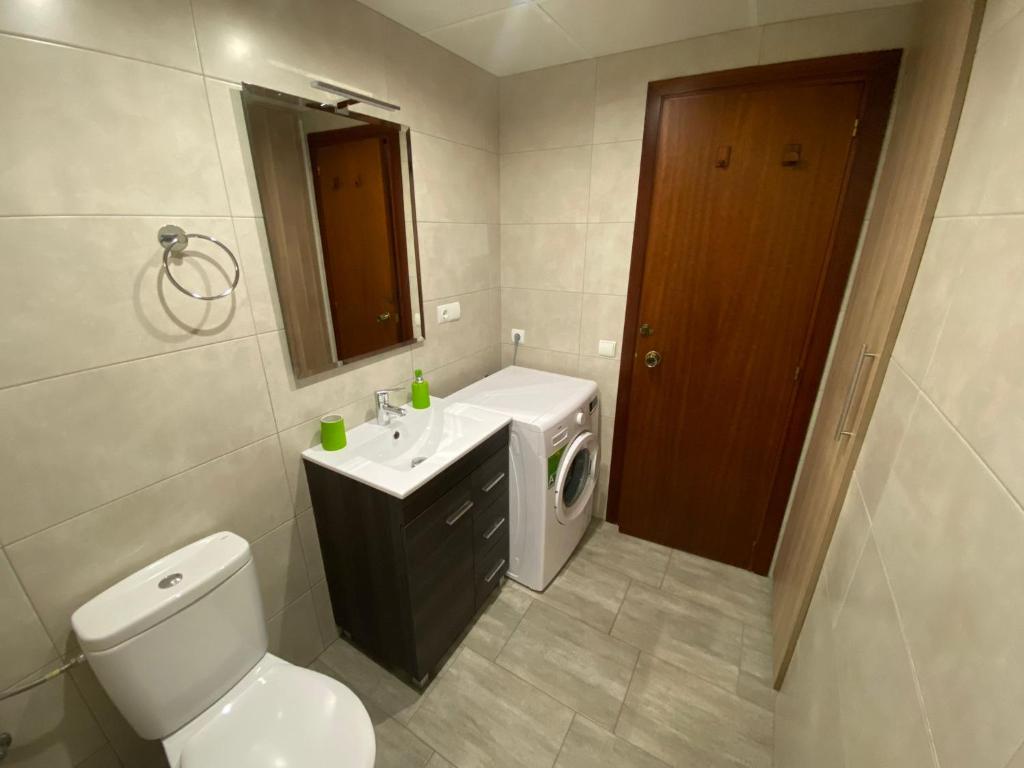 Koupelna v ubytování Casa La Gavina