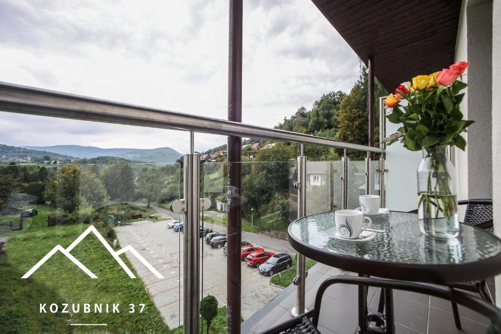 Widok na góry z tego apartamentu