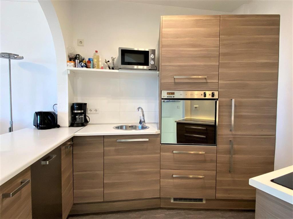 Kuchyňa alebo kuchynka v ubytovaní Stella Maris 1A Casasol Apartments