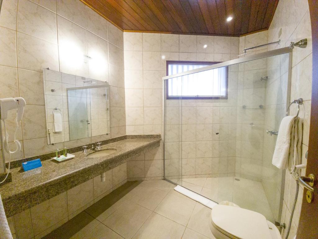 Um banheiro em Beach Hotel Maresias
