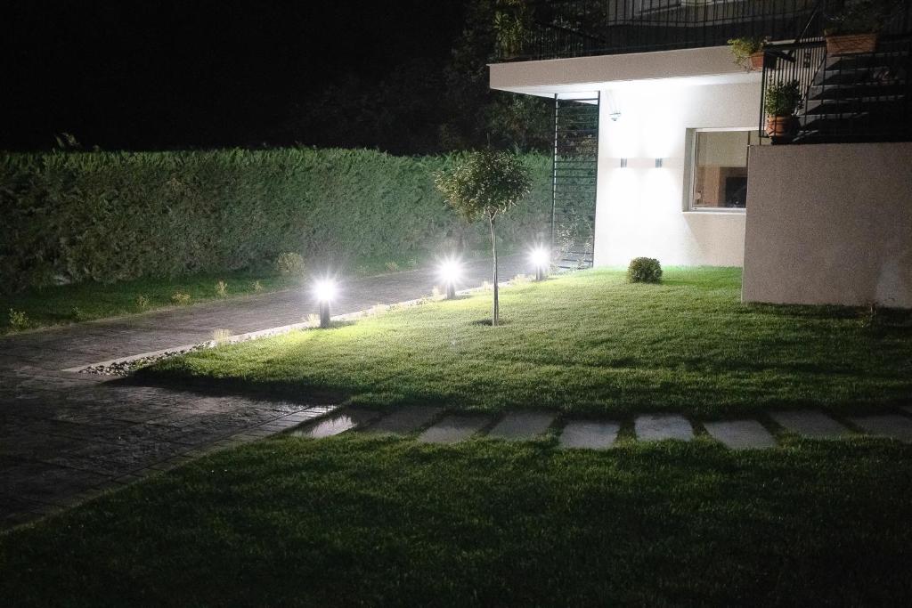 A garden outside Meteora vibes