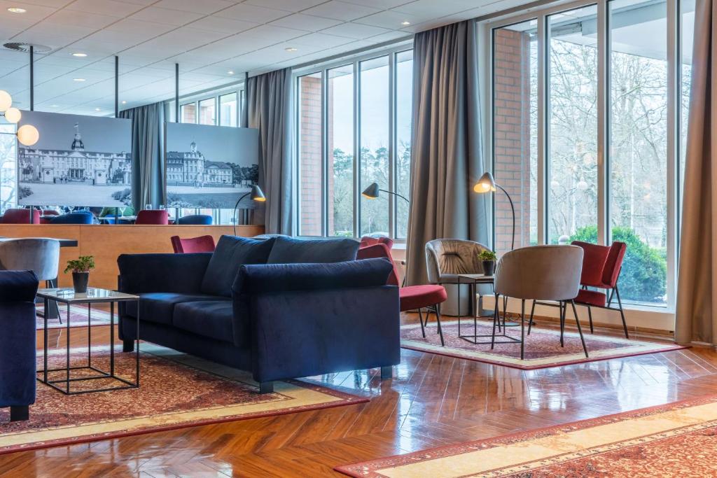 Posezení v ubytování Radisson Blu Hotel Karlsruhe