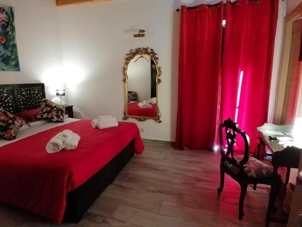 Postel nebo postele na pokoji v ubytování Casa Busari