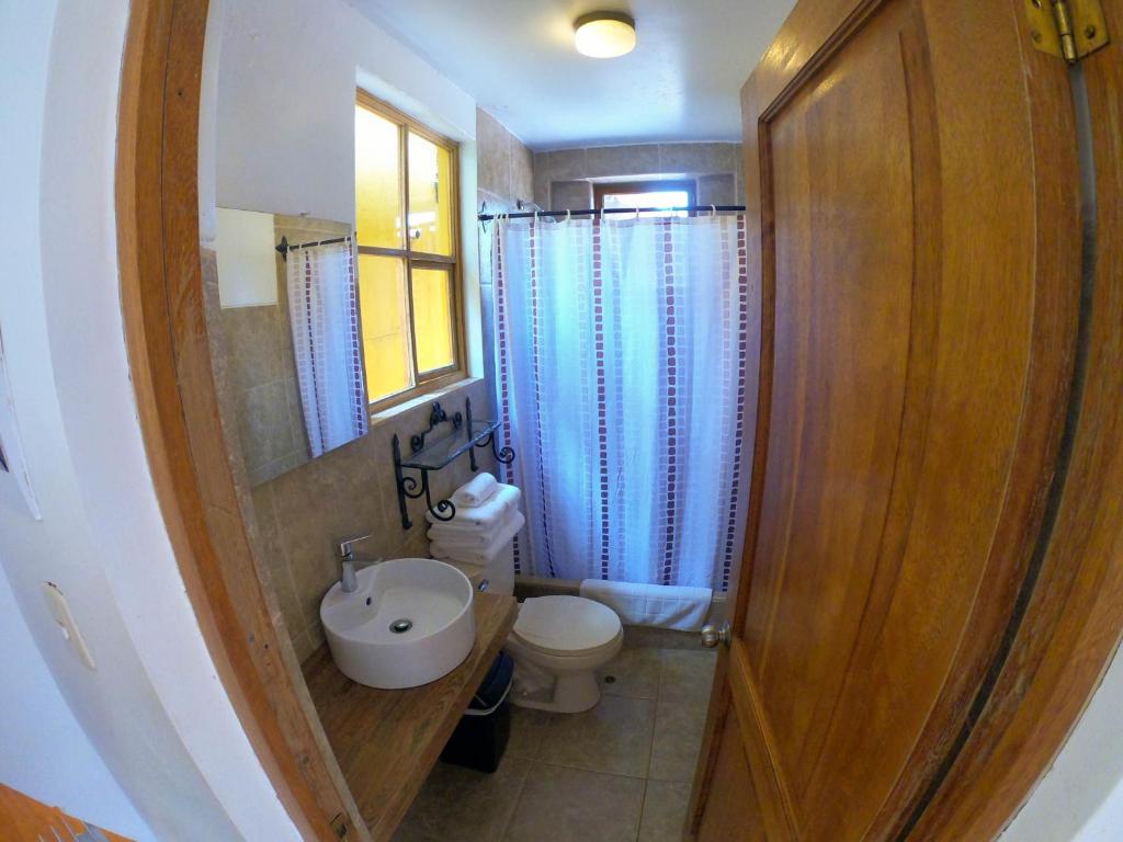 Koupelna v ubytování Amaru Valle Hotel