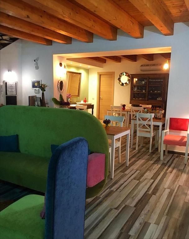 Posezení v ubytování Casa Busari