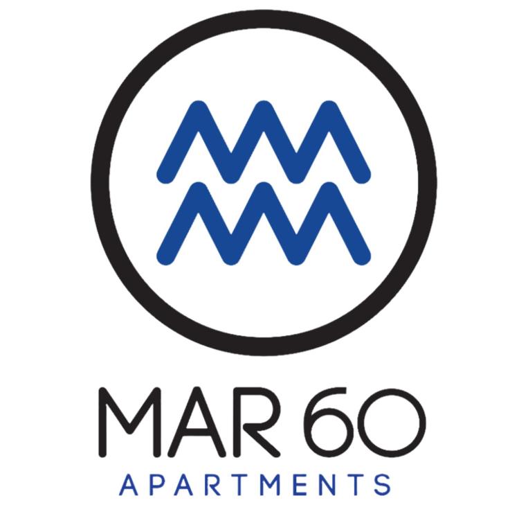 a logo for marco apartments at MAR60 Apartments in Caorle