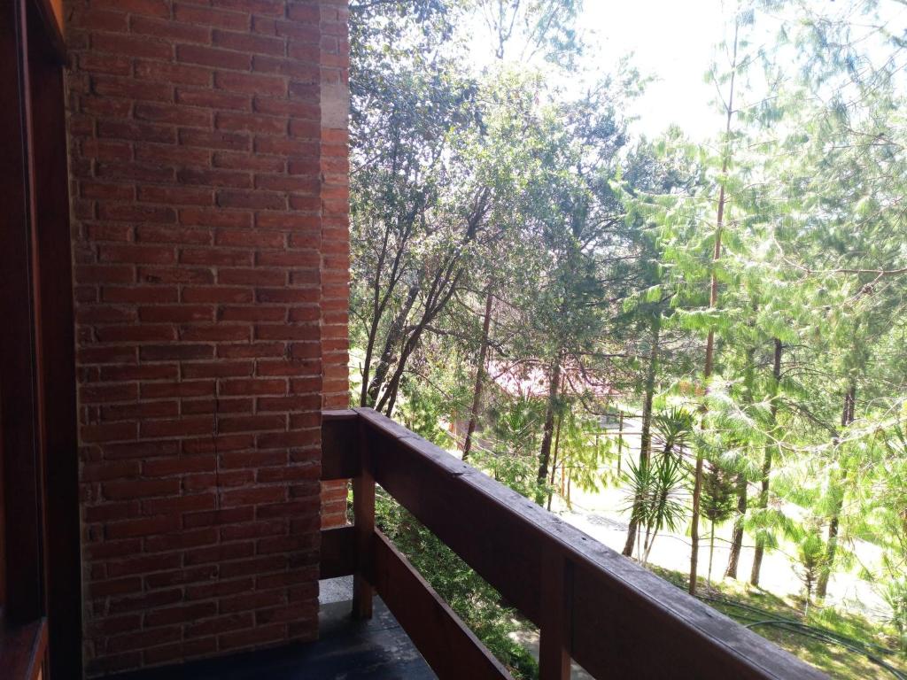Balkón nebo terasa v ubytování Cabañas Los Bosques del Zembo