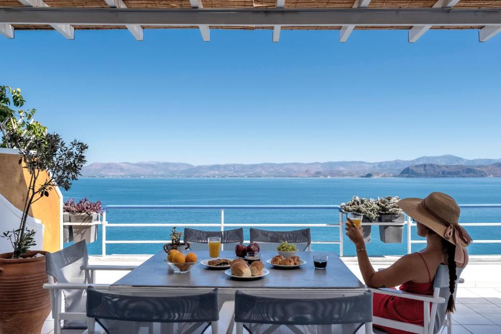 Meli Apartments & Villas - Maisonette Met Uitzicht Op Zee