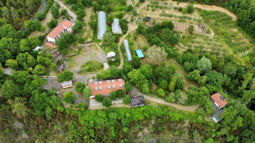 Letecký snímek ubytování Agriturismo Ca du Chittu