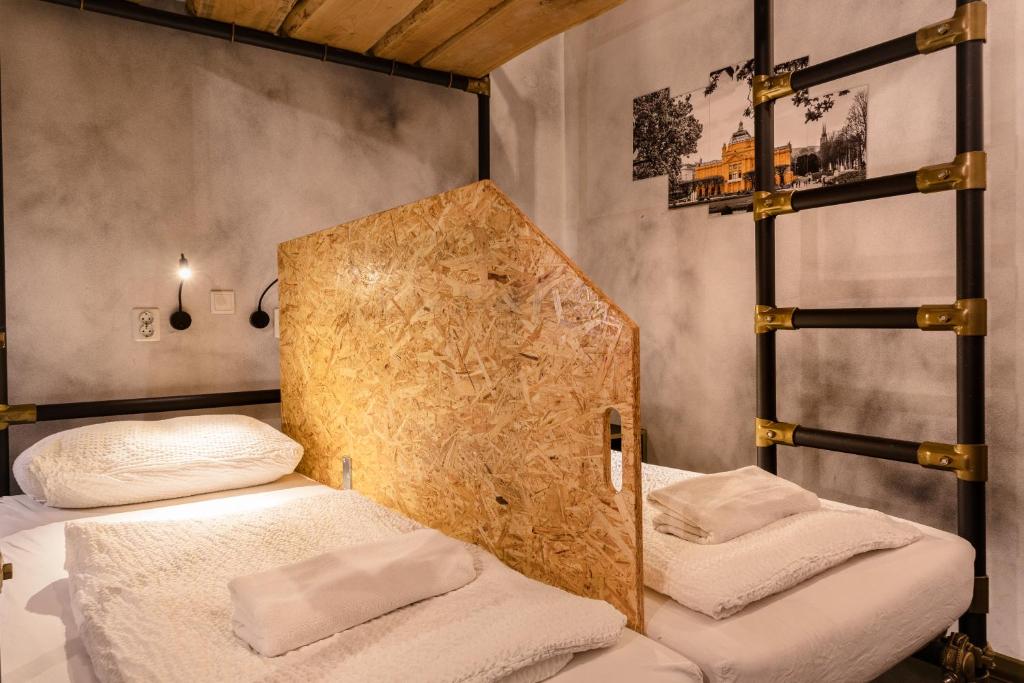 Postel nebo postele na pokoji v ubytování Chillout Hostel Zagreb