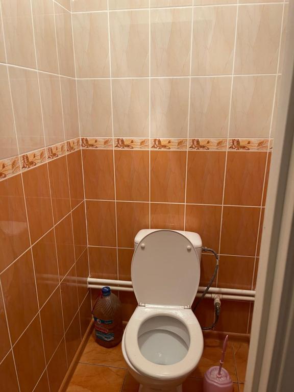Koupelna v ubytování Seven Hotel