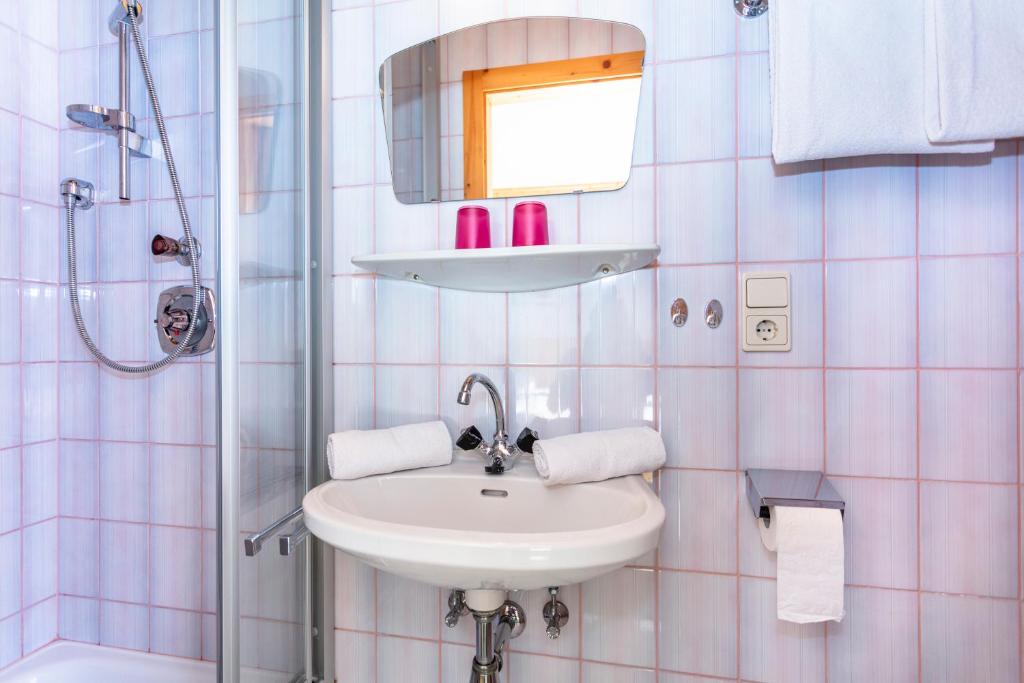 Koupelna v ubytování Ferienhaus Berger