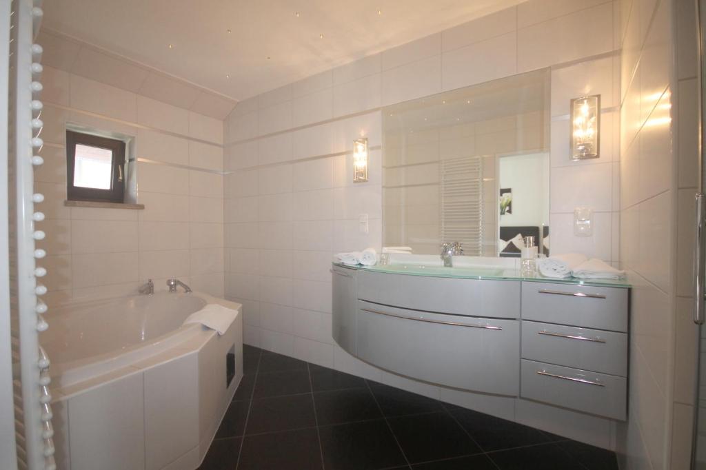 Koupelna v ubytování Hotel Altmann