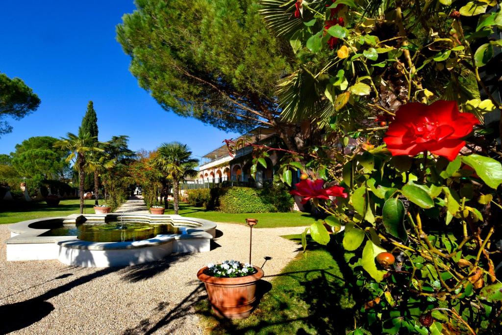 Zahrada ubytování Villa Santa Barbara