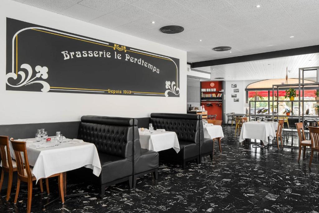 Restaurace v ubytování Hôtel des Alpes
