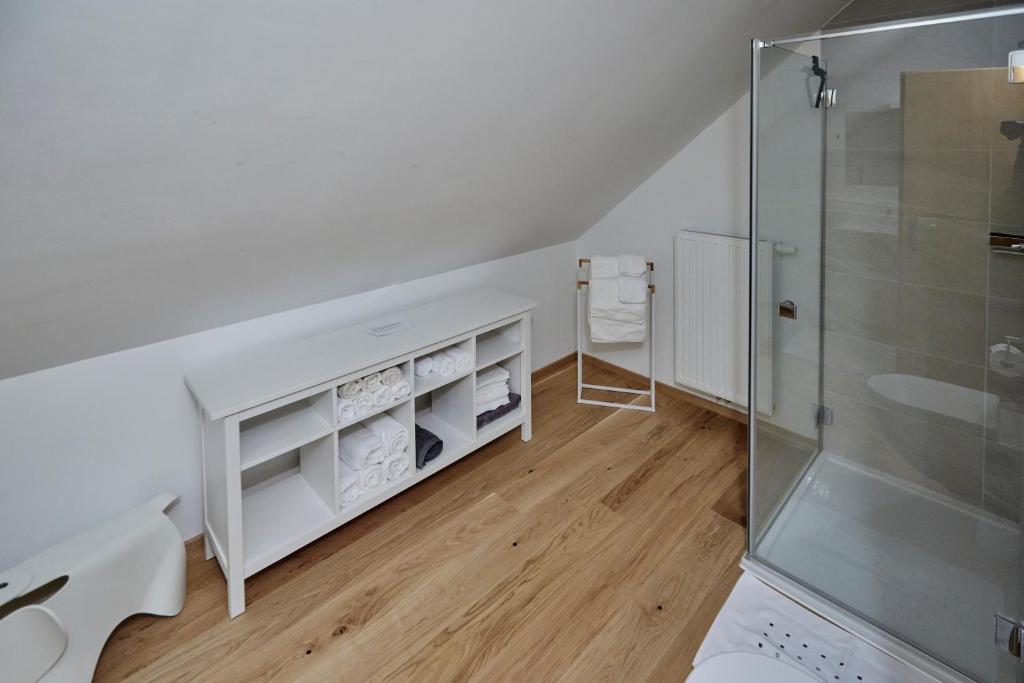 Kúpeľňa v ubytovaní Frein Chalets - Wildalm