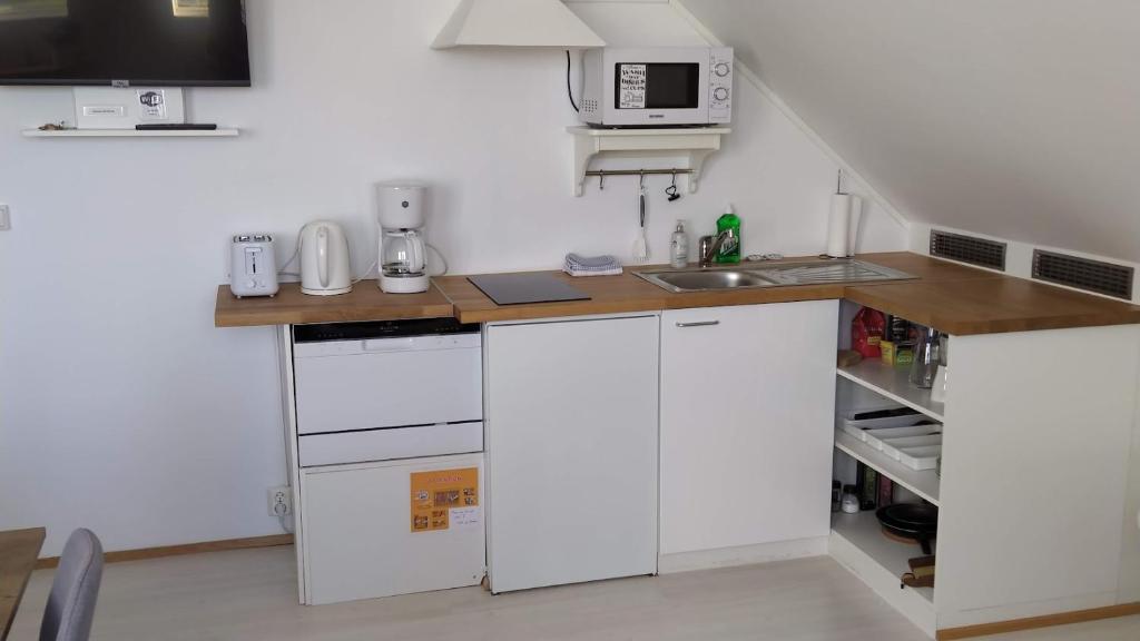 Kuchyň nebo kuchyňský kout v ubytování Guesthouse Hateigi 3