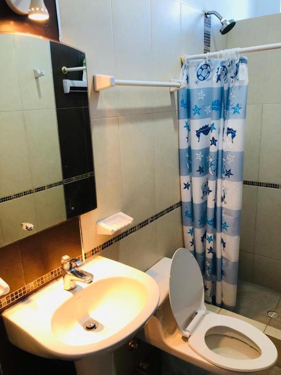 Koupelna v ubytování Valdivia Suites