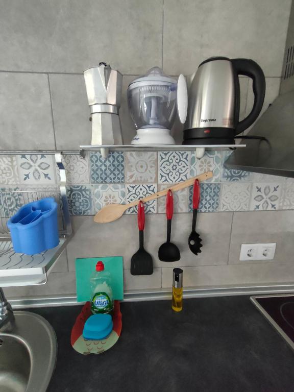 Príslušenstvo na prípravu kávy alebo čaju v ubytovaní Apartamento Erase Una Vez En Sierra Nevada