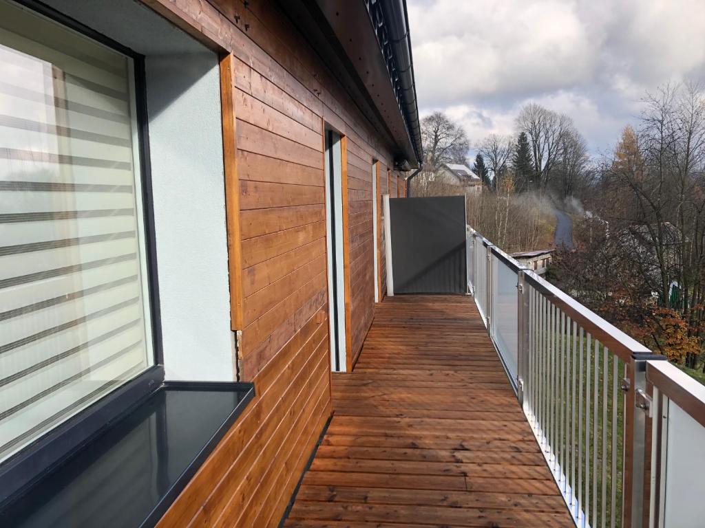 A balcony or terrace at SKY one & two