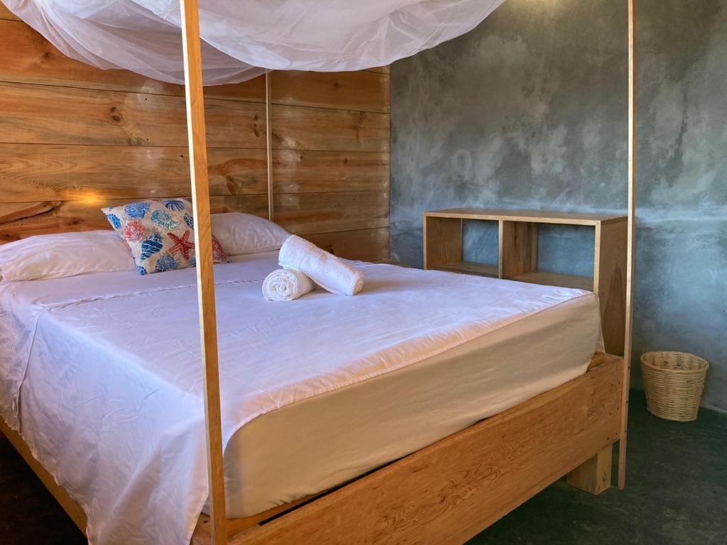 Postel nebo postele na pokoji v ubytování Ballelita