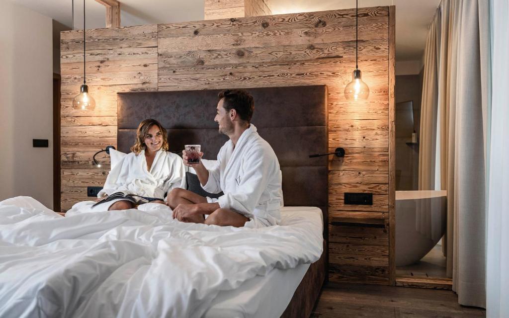Postel nebo postele na pokoji v ubytování matill - timeless boutique retreat
