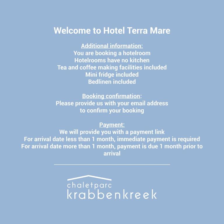 Fotografie z fotogalerie ubytování Chaletparc Krabbenkreek Zeeland - Hotel rooms "Terra Mare" v destinaci Sint Annaland