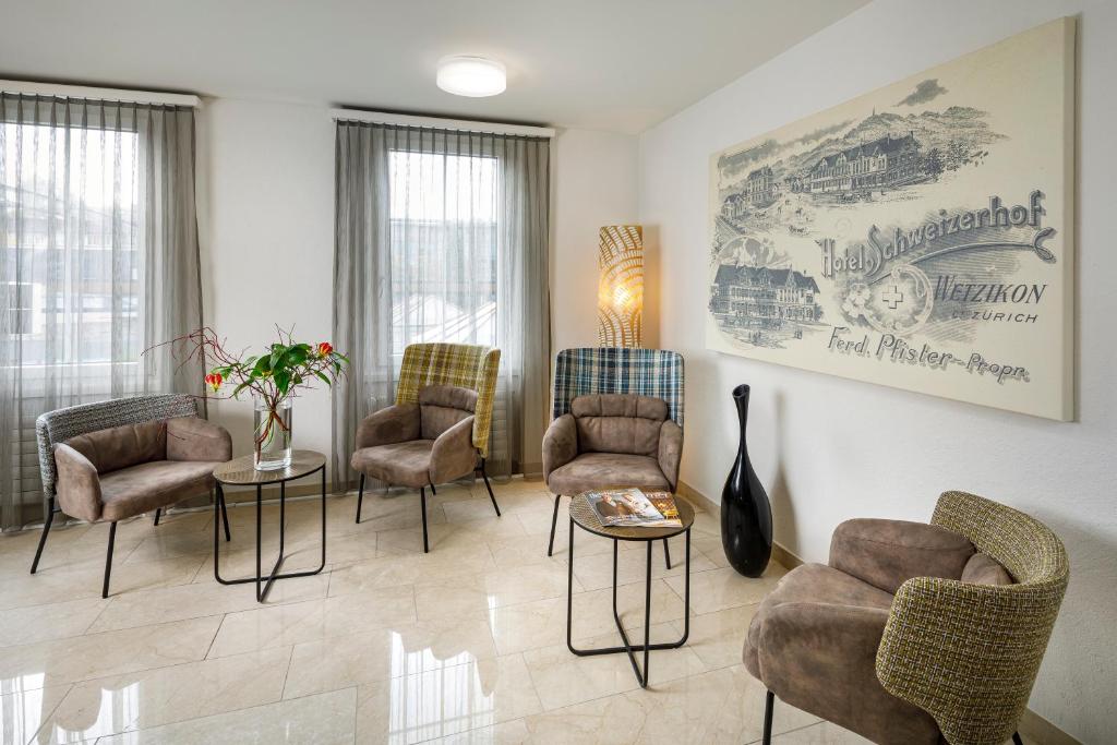 Posezení v ubytování Hotel Schweizerhof