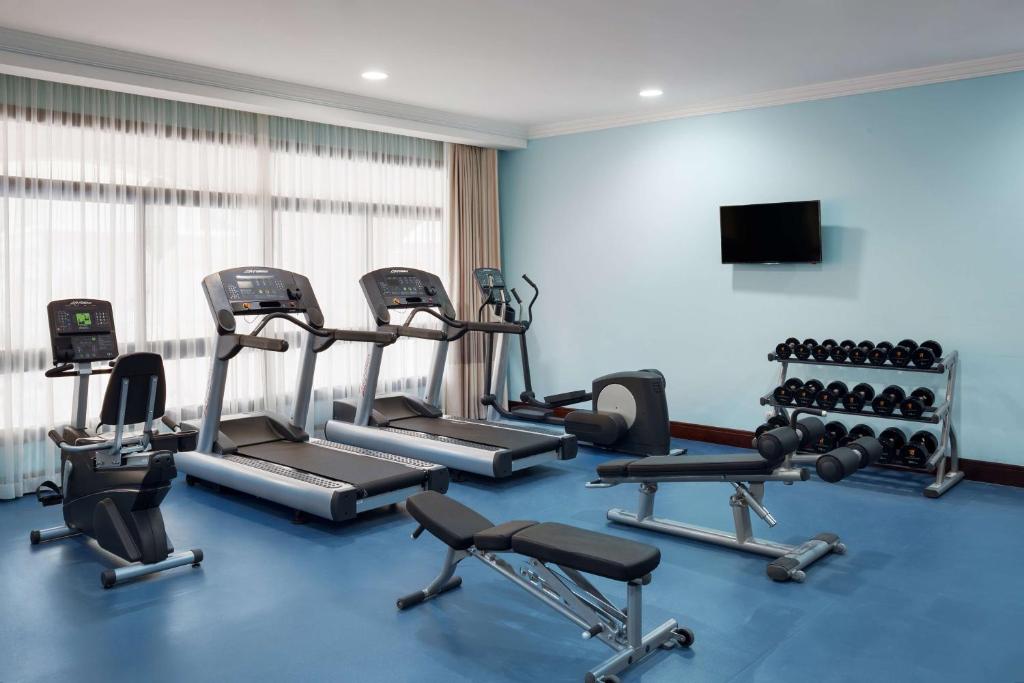 Fitness centrum a/nebo fitness zařízení v ubytování Park Inn by Radisson Makkah Al Naseem
