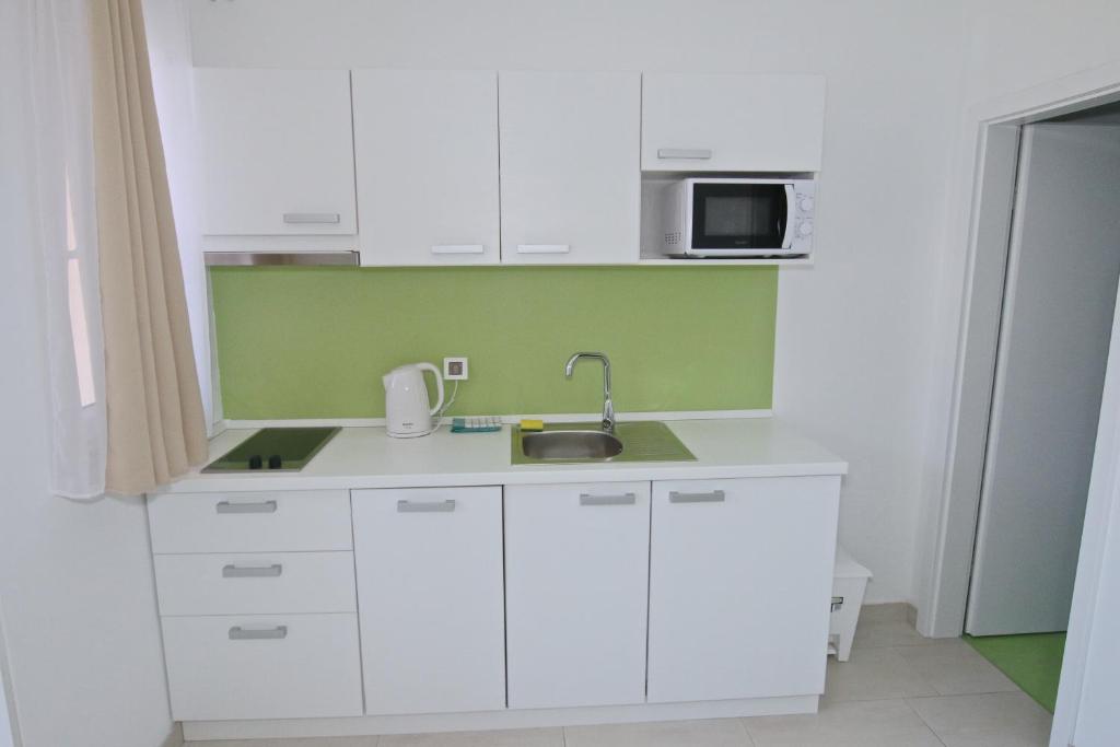 Virtuvė arba virtuvėlė apgyvendinimo įstaigoje Solaria Apartments Porec