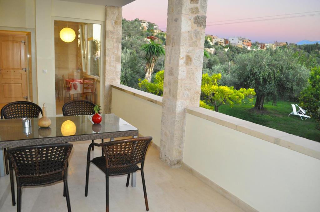 Balkón nebo terasa v ubytování House Lemoni, Apartment C - Pelekas, Corfu